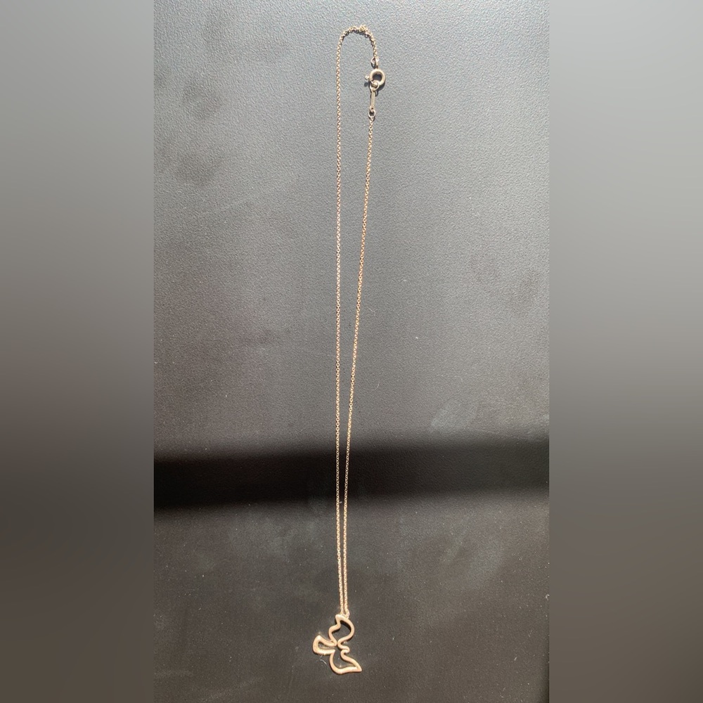 Tiffany & Co Silver Dove Necklace